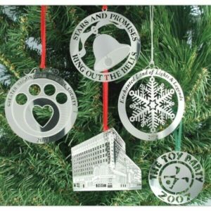 company logo ornaments