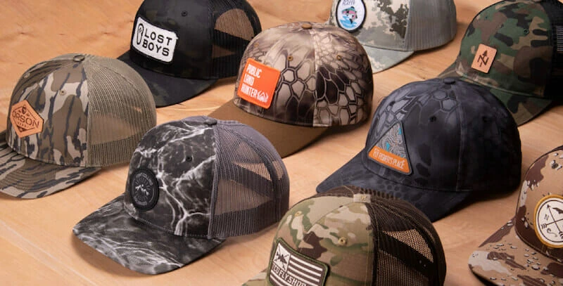 custom camo hats