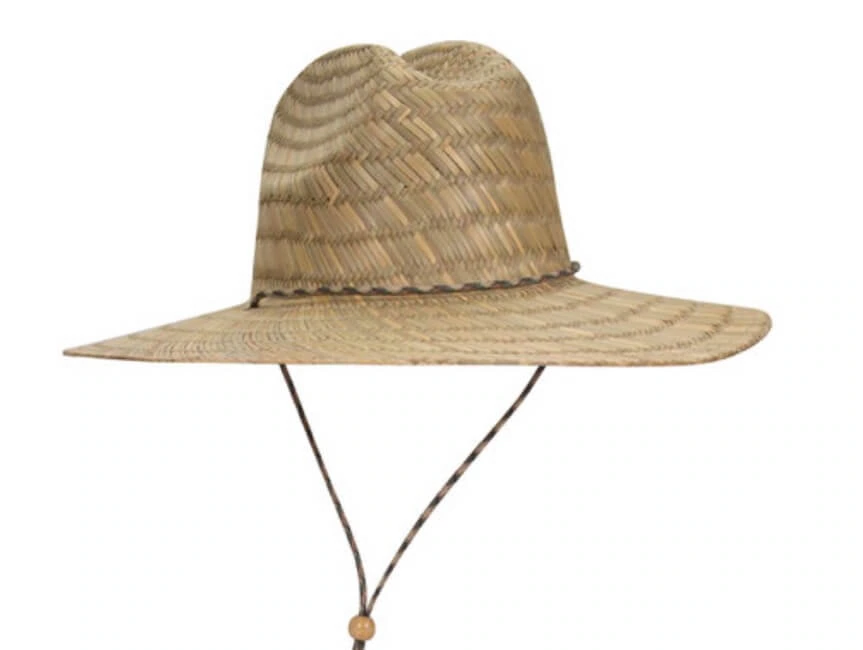 custom straw lifeguard hat