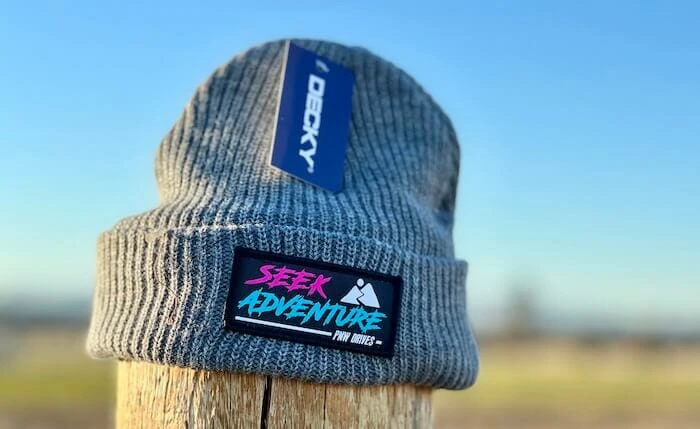 winter patch beanie